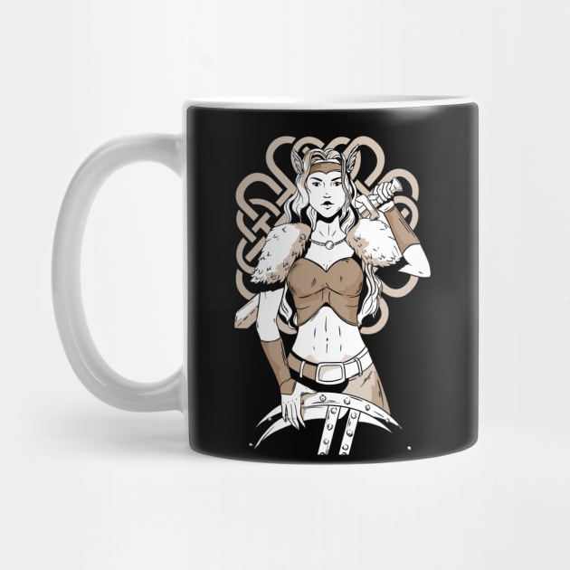 Female Viking Warrior by LAPublicTees